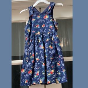 Girl’s Floral Jumper Dress